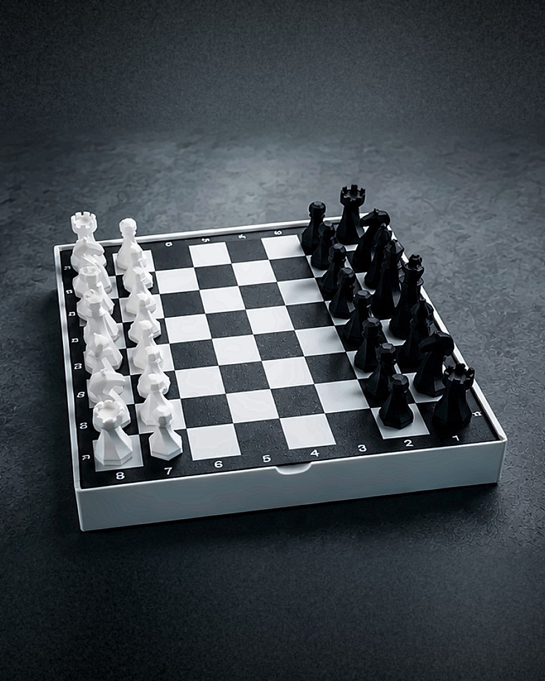 Set de Ajedrez Geométrico | Elegancia en Cada Movimiento